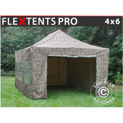 Flextents PRO 4x6m inkl 8st sidovggar