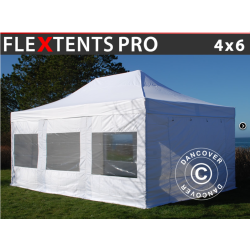 Flextents PRO 4x6m inkl 8st sidovggar