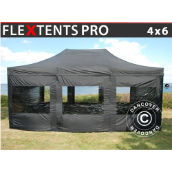 Flextents PRO 4x6m inkl 8st sidovggar