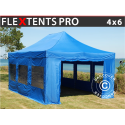 Flextents PRO 4x6m inkl 8st sidovggar