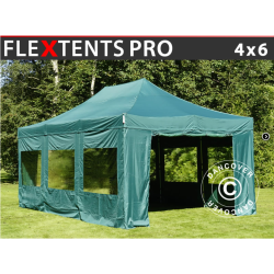 Flextents PRO 4x6m inkl 8st sidovggar