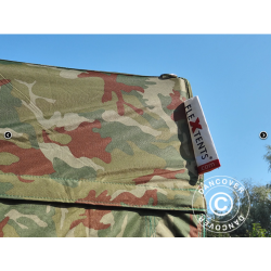 Flextents PRO 4x6m inkl 8st sidovggar
