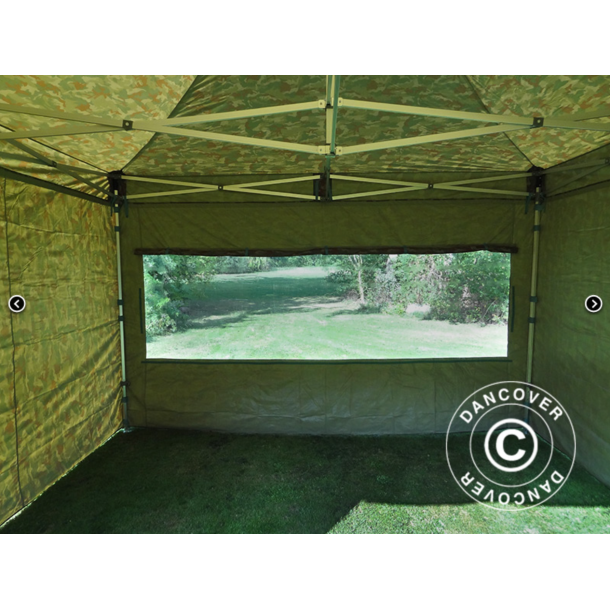 Flextents PRO 4x6m inkl 8st sidovggar