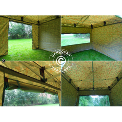 Flextents PRO 4x6m inkl 8st sidovggar