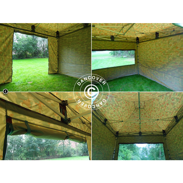 Flextents PRO 4x6m inkl 8st sidovggar
