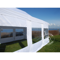 FleXtents PRO 4x6m "Flamsker" inkl 8st sidor, Vit