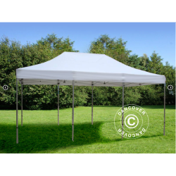 FleXtents PRO 4x6m "Flamsker" inkl 8st sidor, Vit