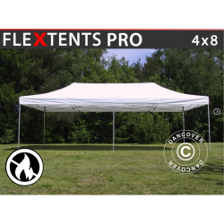 FleXtents PRO 4x8m "Flamsker" Vit