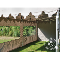 FleXtents PRO 4x8m "Morocco" inkl 6st sidor, Latte