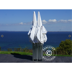 FleXtents PRO 4x8m "Peak Pagoda" Vit