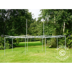 FleXtents PRO 4x8m "Peak Pagoda" inkl 6st sidor, Vit