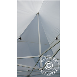 FleXtents PRO 4x8m "Peak Pagoda" inkl 6st sidor, Vit