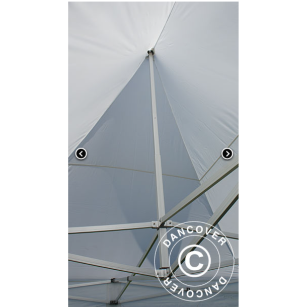 FleXtents PRO 4x8m "Peak Pagoda" inkl 6st sidor, Vit