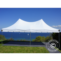 FleXtents PRO 4x8m "Peak Pagoda" inkl 6st sidor, Vit