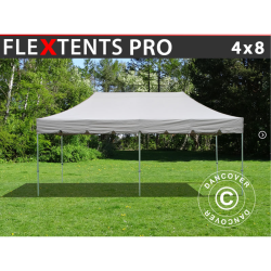 FleXtents PRO 4x8m "Peaked" Latte