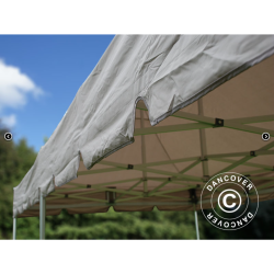 FleXtents PRO 4x8m "Peaked" Latte