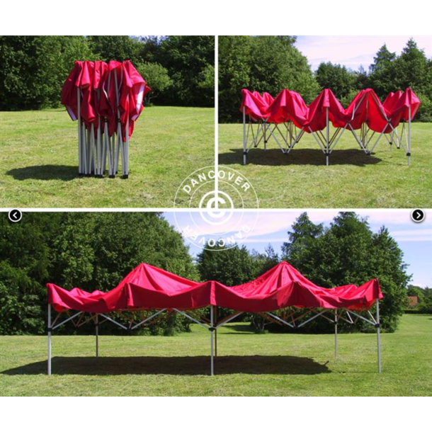 Flextents PRO 4x8m inkl 6st sidovggar
