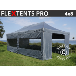 Flextents PRO 4x8m inkl 6st sidovggar