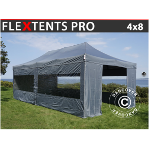 Flextents PRO 4x8m inkl 6st sidovggar