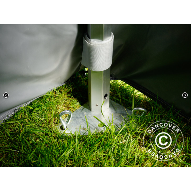 Flextents PRO 4x8m inkl 6st sidovggar