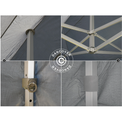 Flextents PRO 4x8m inkl 6st sidovggar