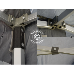 Flextents PRO 4x8m inkl 6st sidovggar