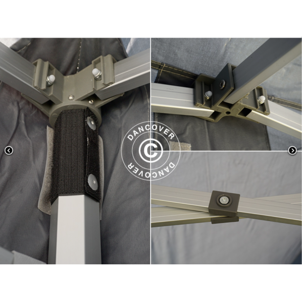 Flextents PRO 4x8m inkl 6st sidovggar