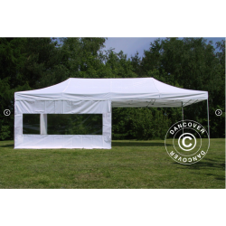 FleXtents PRO 4x8m "Flamsker" inkl 6st sidor, Vit