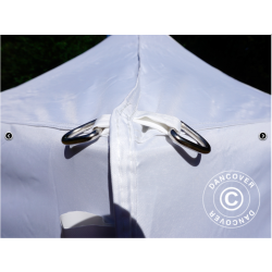 Flextents PRO 5x5m inkl 4st sidovggar, Vit