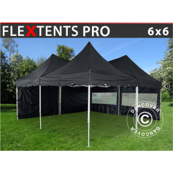 FleXtents PRO 6x6m "Peak Pagoda" inkl 8st sidor