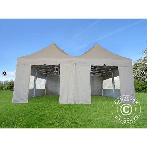 FleXtents PRO 6x6m "Peak Pagoda" inkl 8st sidor