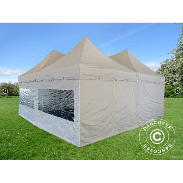 FleXtents PRO 6x6m "Peak Pagoda" inkl 8st sidor