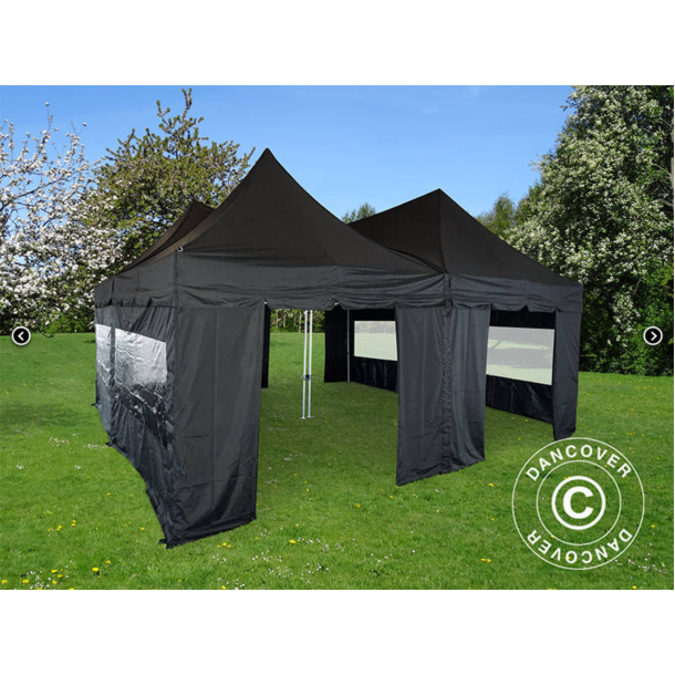FleXtents PRO 6x6m "Peak Pagoda" inkl 8st sidor