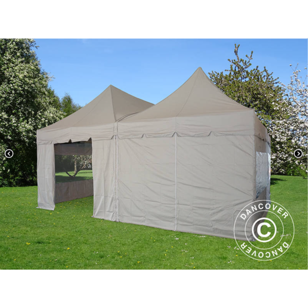 FleXtents PRO 6x6m "Peak Pagoda" inkl 8st sidor