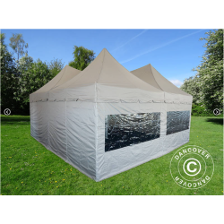 FleXtents PRO 6x6m "Peak Pagoda" inkl 8st sidor