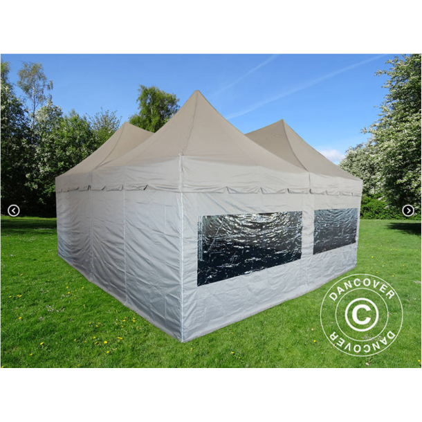 FleXtents PRO 6x6m "Peak Pagoda" inkl 8st sidor