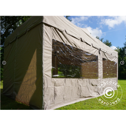 FleXtents PRO 6x6m "Peak Pagoda" inkl 8st sidor