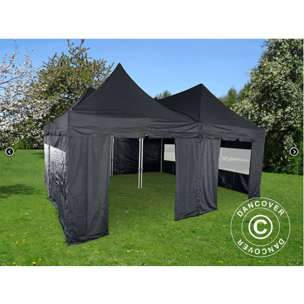 FleXtents PRO 6x6m "Peak Pagoda" inkl 8st sidor