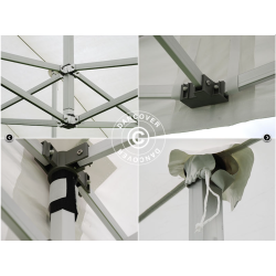 Flextents PRO 6x6m inkl 8st sidovggar