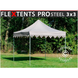 FleXtents PRO Steel 3x3m "Morocco"