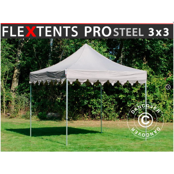 FleXtents PRO Steel 3x3m "Morocco"