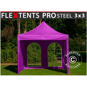 FleXtents PRO Steel 3x3m 