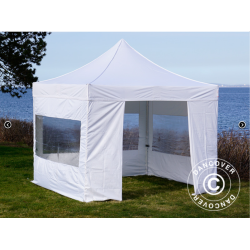 FleXtents PRO Steel 3x3m inkl. 3st panoramafnster