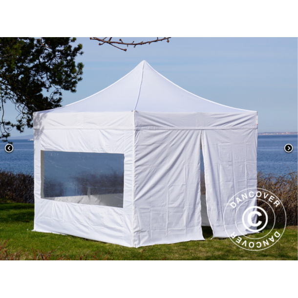 FleXtents PRO Steel 3x3m inkl. 3st panoramafnster