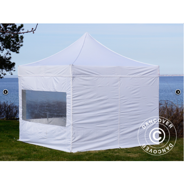 FleXtents PRO Steel 3x3m inkl. 3st panoramafnster