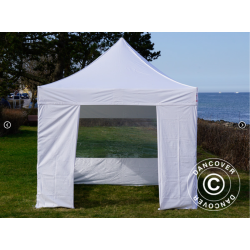 FleXtents PRO Steel 3x3m inkl. 3st panoramafnster