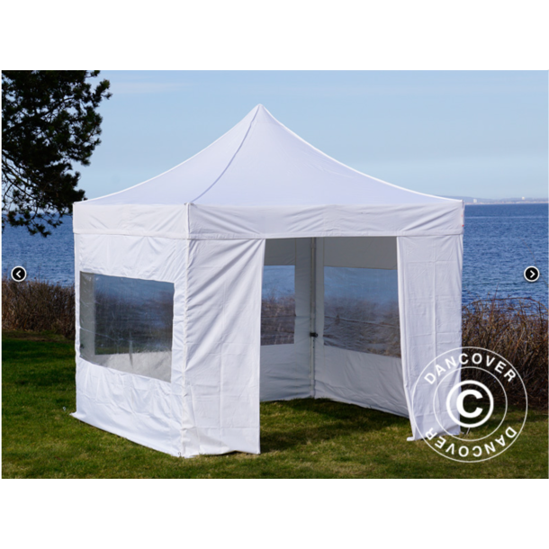 FleXtents PRO Steel 3x3m inkl. 3st panoramafnster