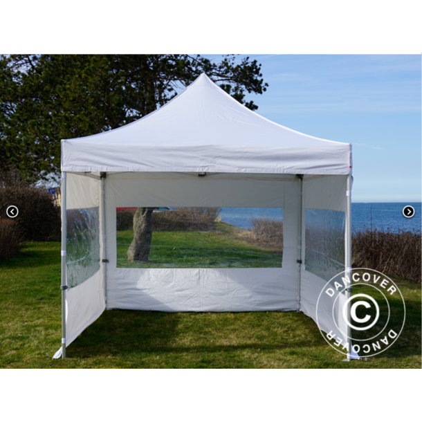 FleXtents PRO Steel 3x3m inkl. 3st panoramafnster