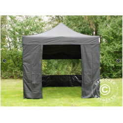 FleXtents PRO Steel 3x3m inkl. 3st panoramafnster