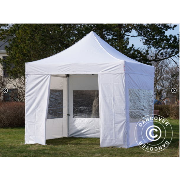 FleXtents PRO Steel 3x3m inkl. 3st panoramafnster